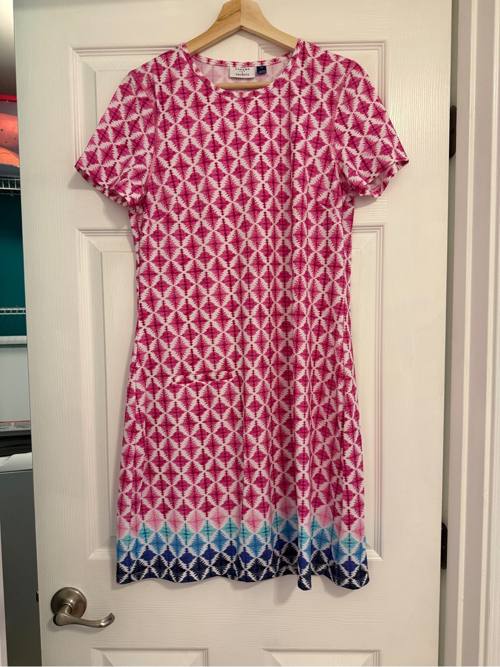 NWOT Cabana Life x Talbots Short Sleeve Dress Medium